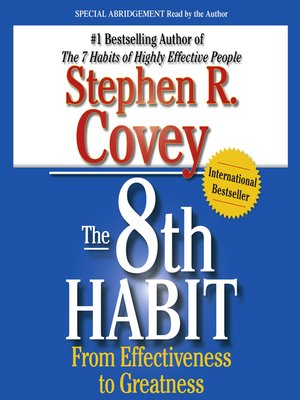 cover image of The 8th Habit